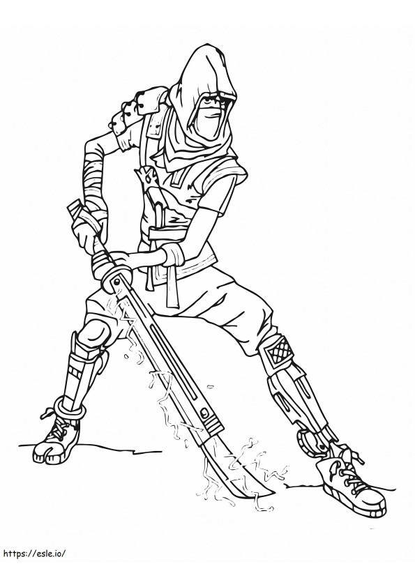 Ninja coloring coloring pages
