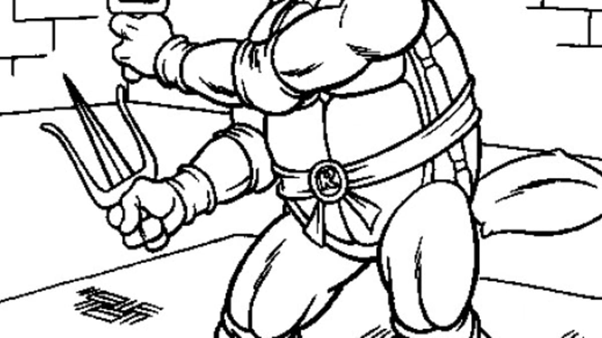 Teenage mutant ninja turtles printable coloring pages