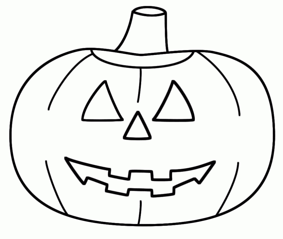 Get this pumpkin coloring pages for preschoolers