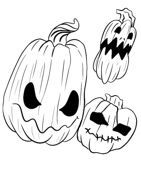 Page halloween pumpkin coloring pages images