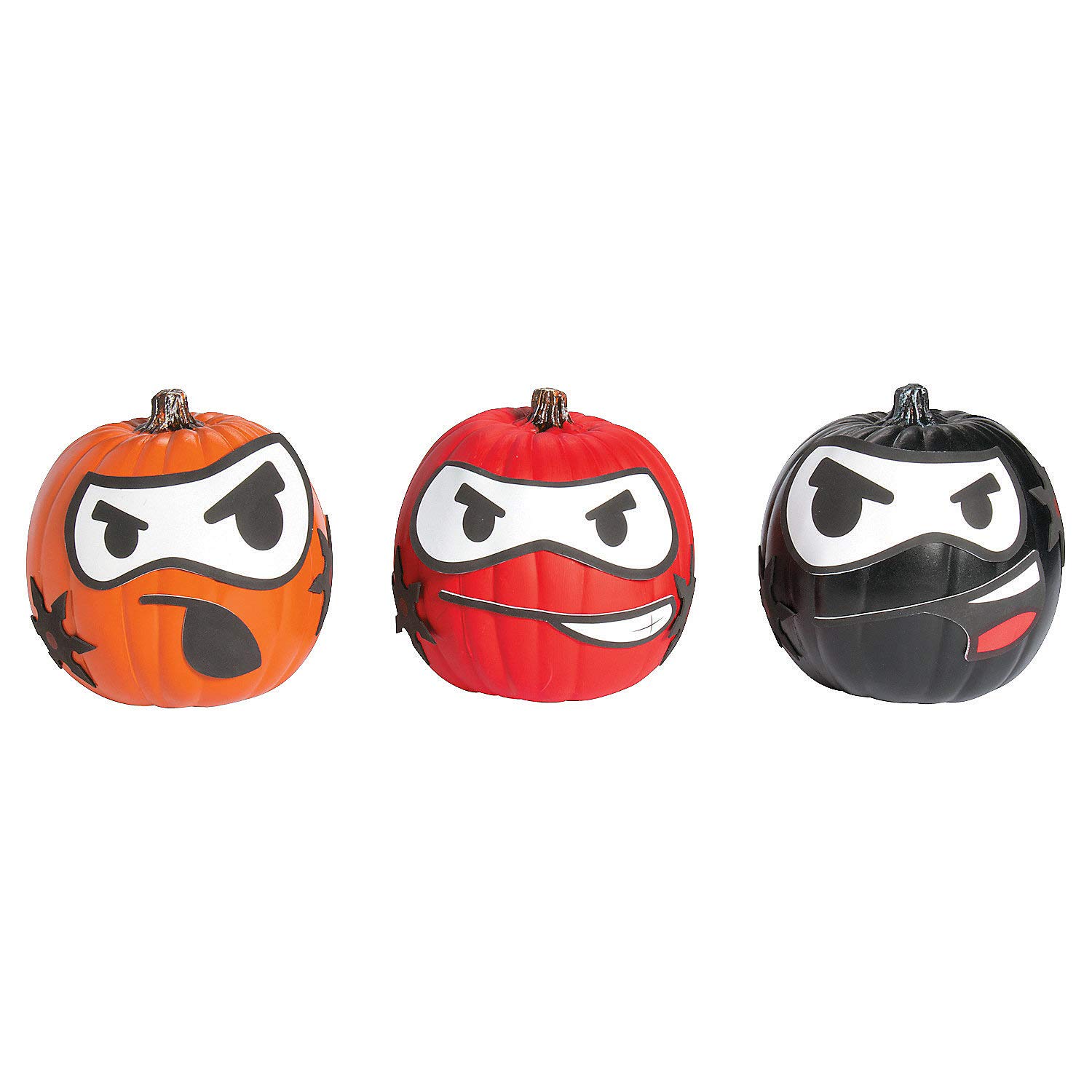 Ninja pumpkin decorating craft kit