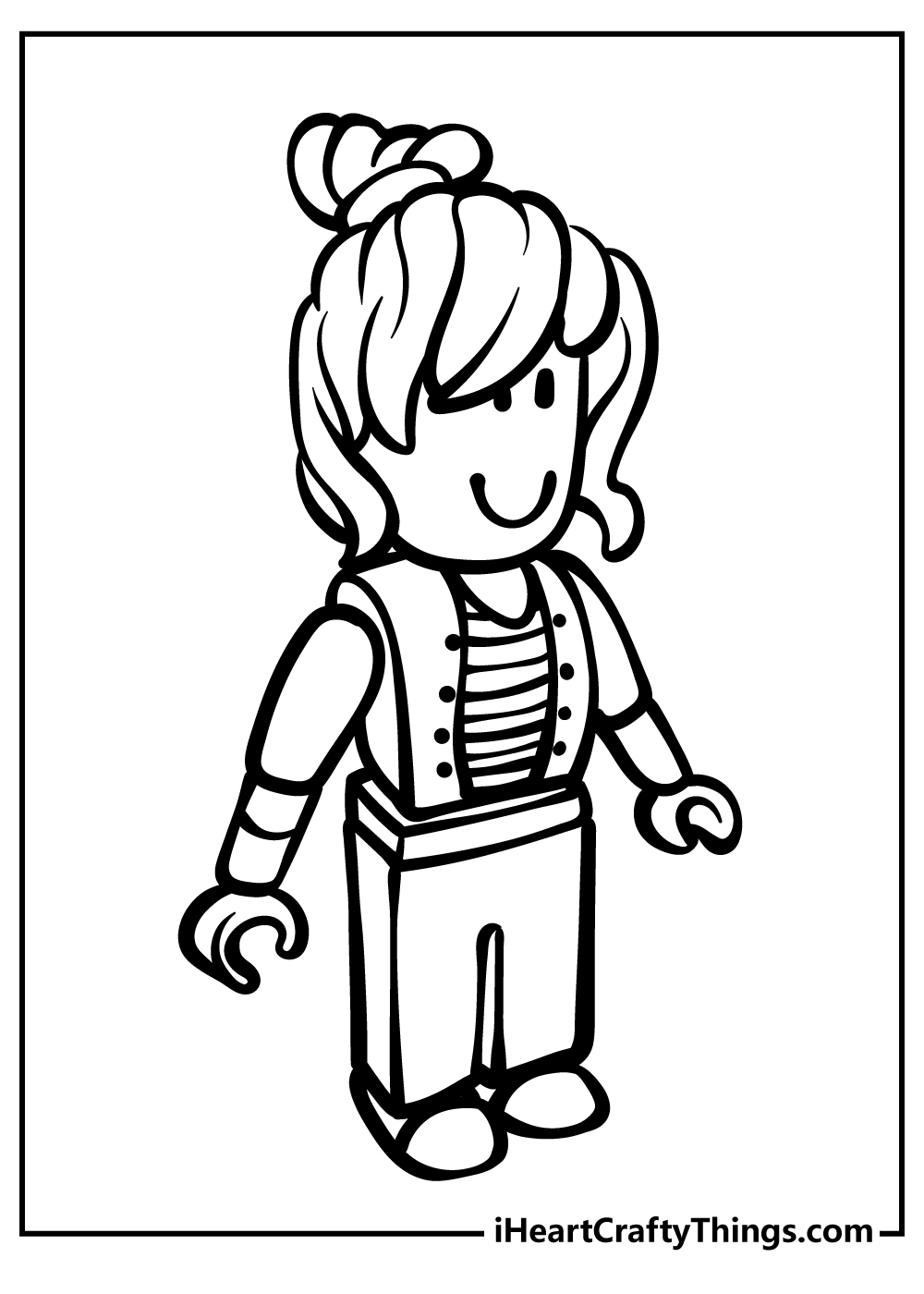 Roblox coloring pages free printables