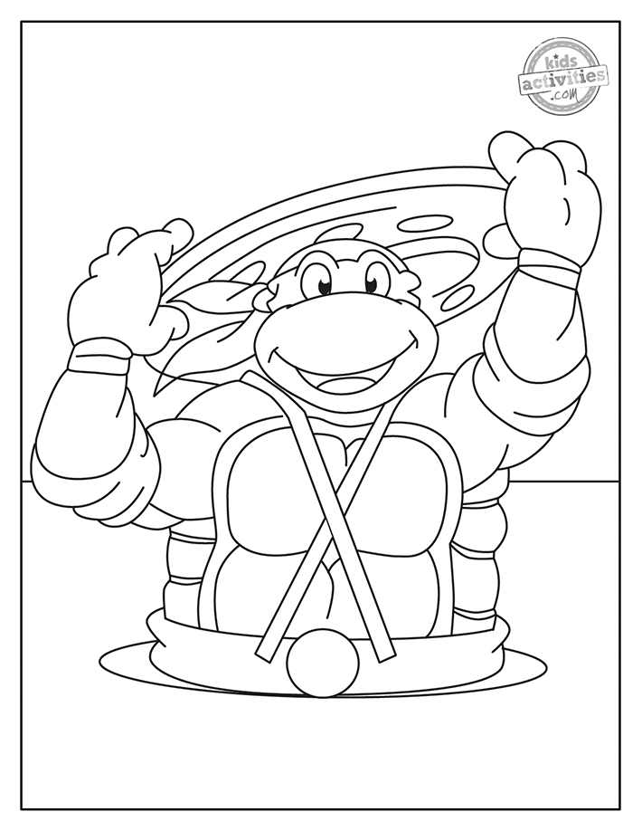 Cool free ninja turtles coloring pages kids activities blog