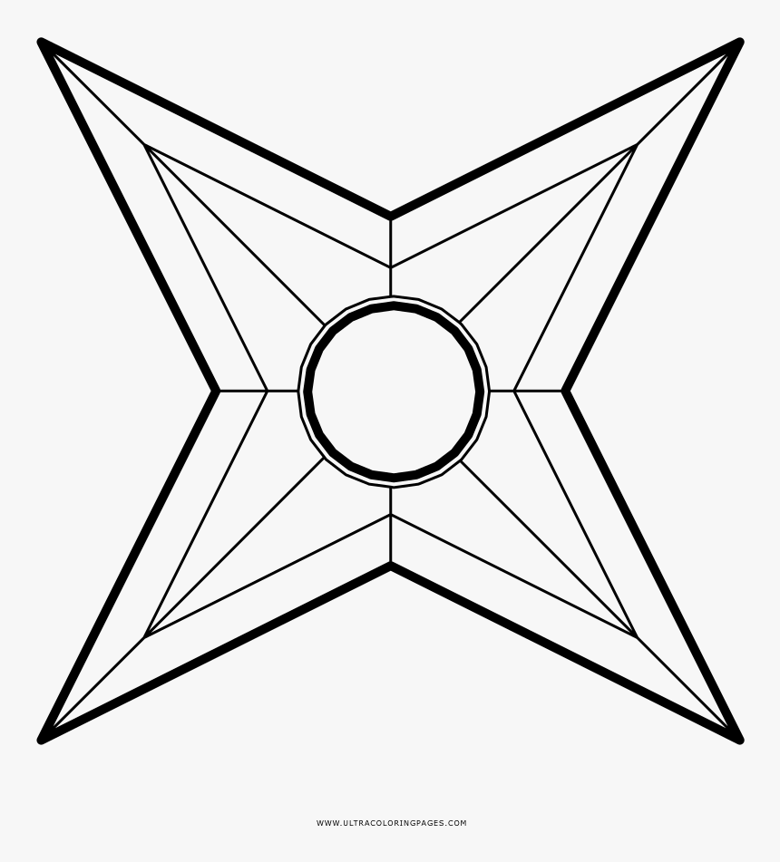 Shuriken coloring page