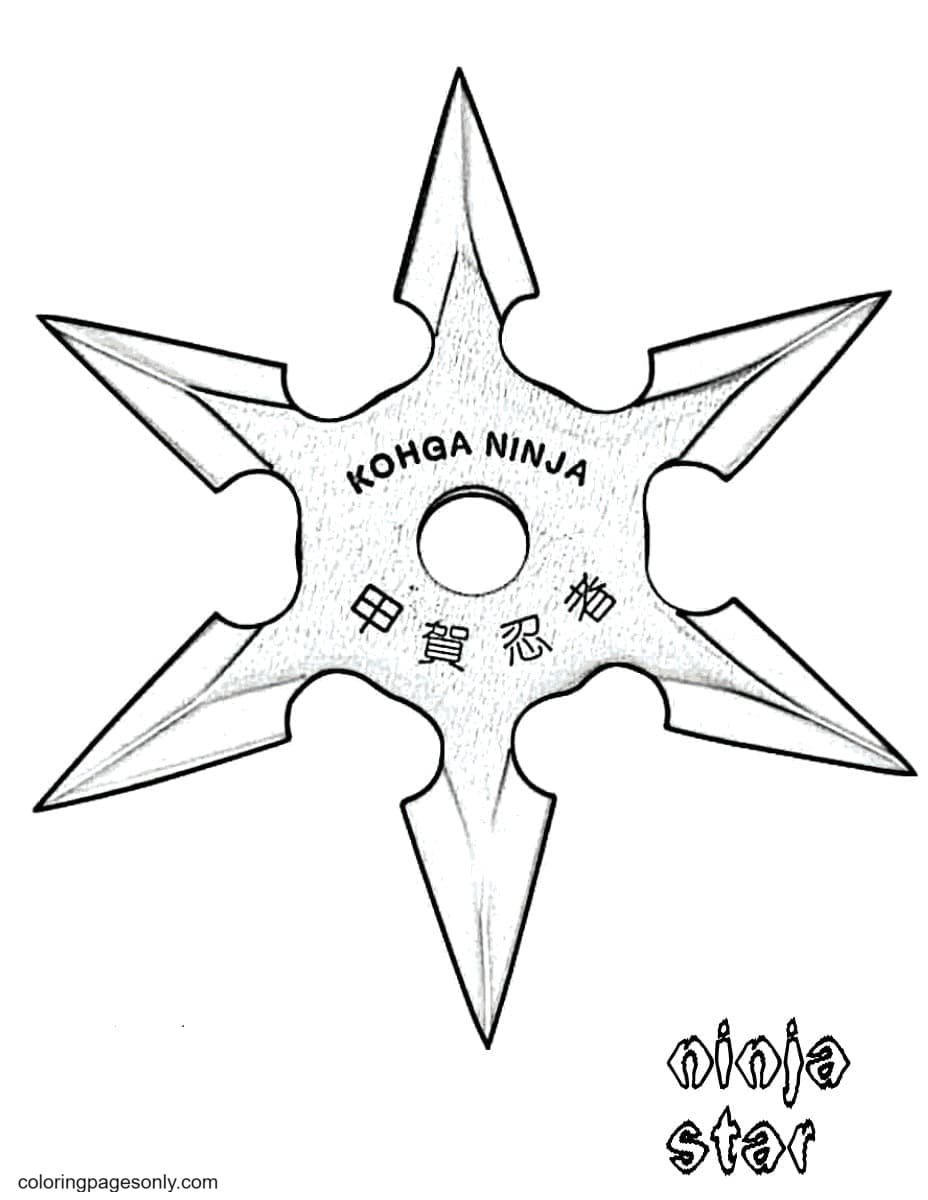 Ninja coloring pages printable for free download