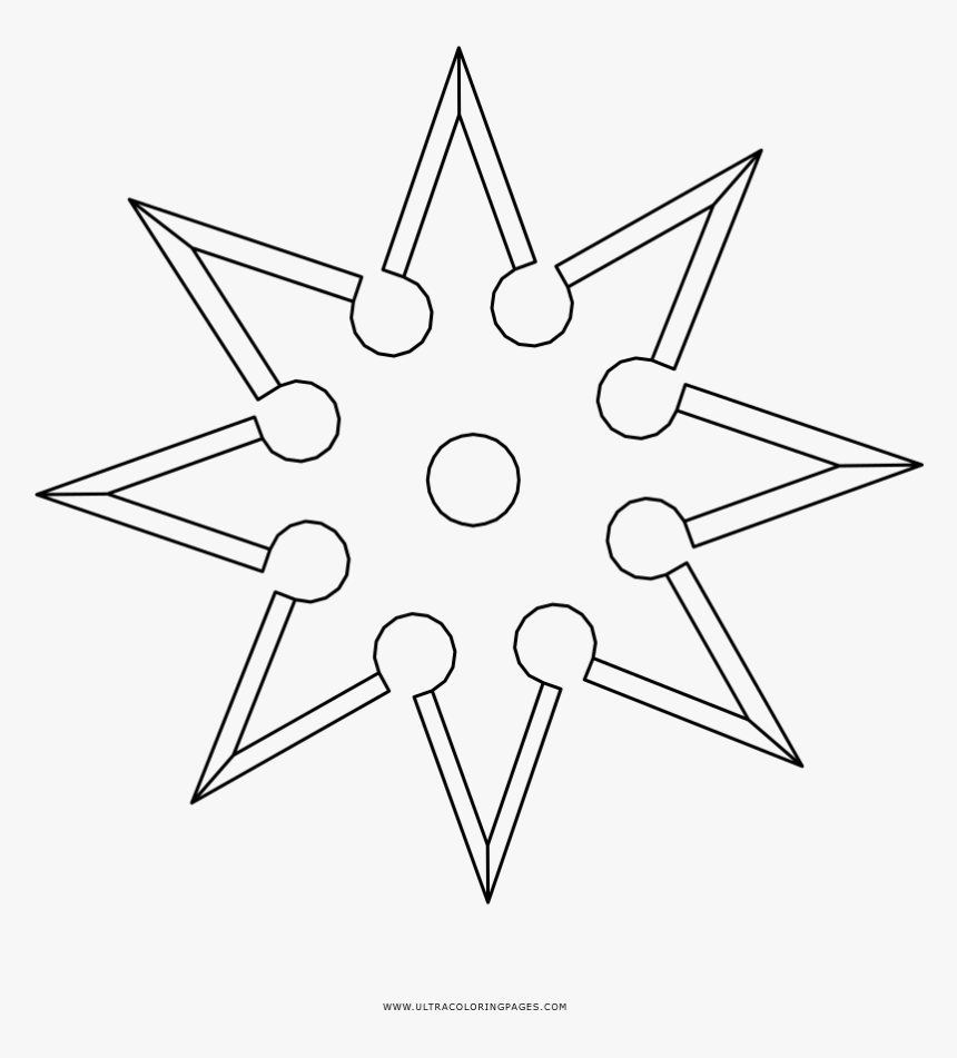 Shuriken coloring page