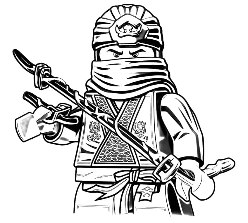 Ninjago coloring pages