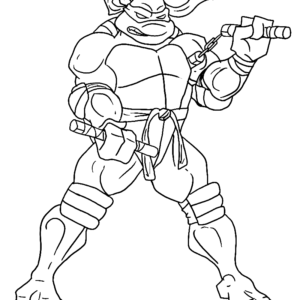 Ninja turtles coloring pages printable for free download