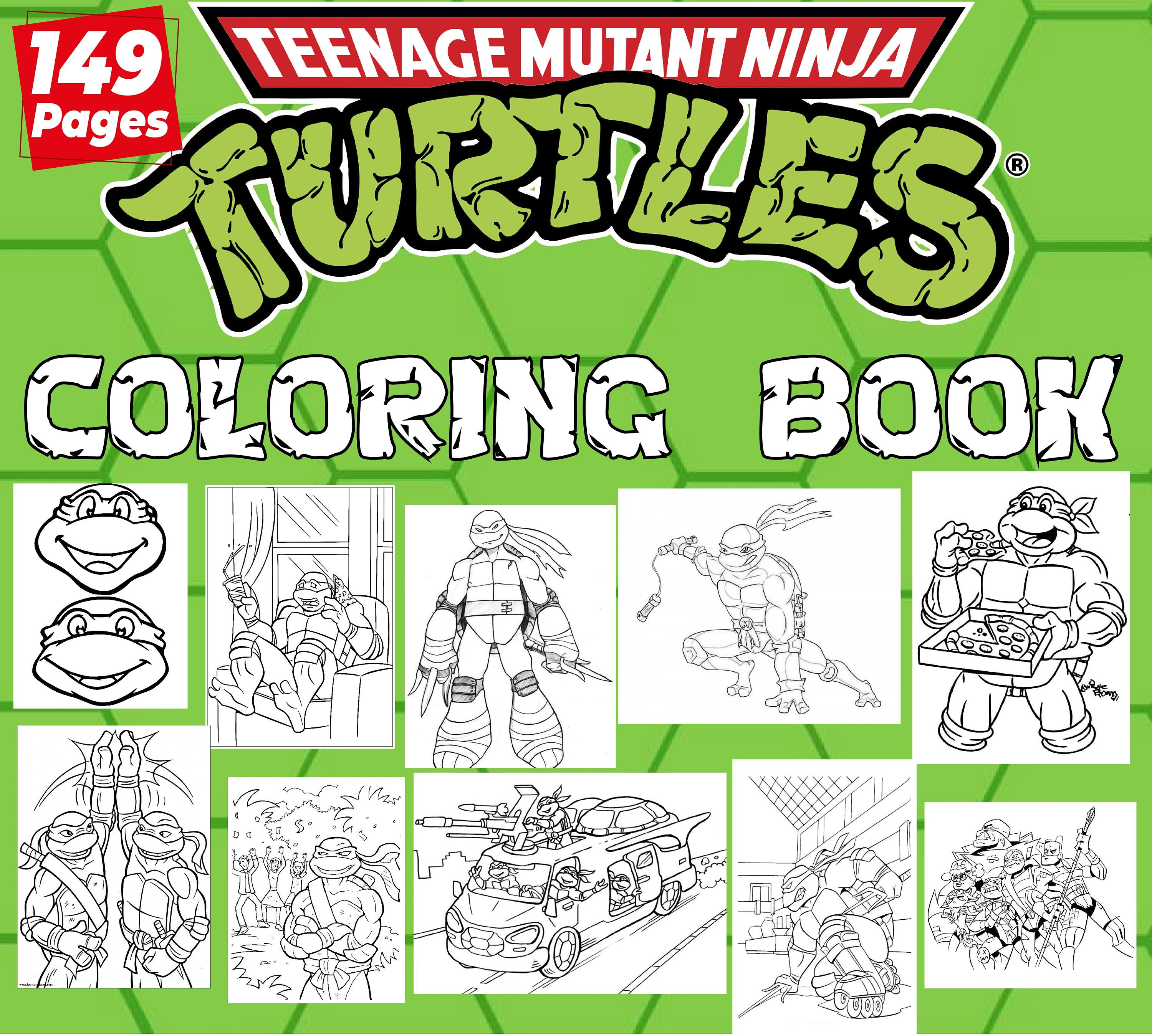 Ninja turtles coloring pages