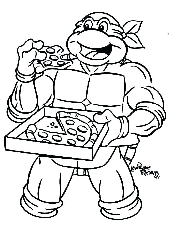 Teenage mutant ninja turtles coloring pages