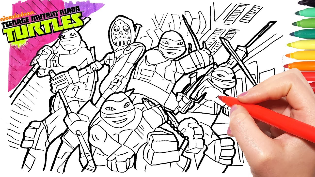 Tnt teenage utant ninja turtles coloring pages learn ninja turtles ickey donnie raphael leo