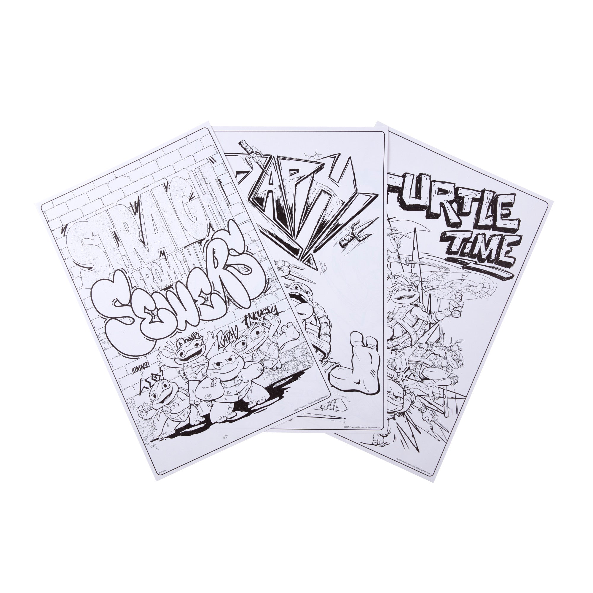 Crayola giant colouring pages teenage mutant ninja turtles â crayola nada