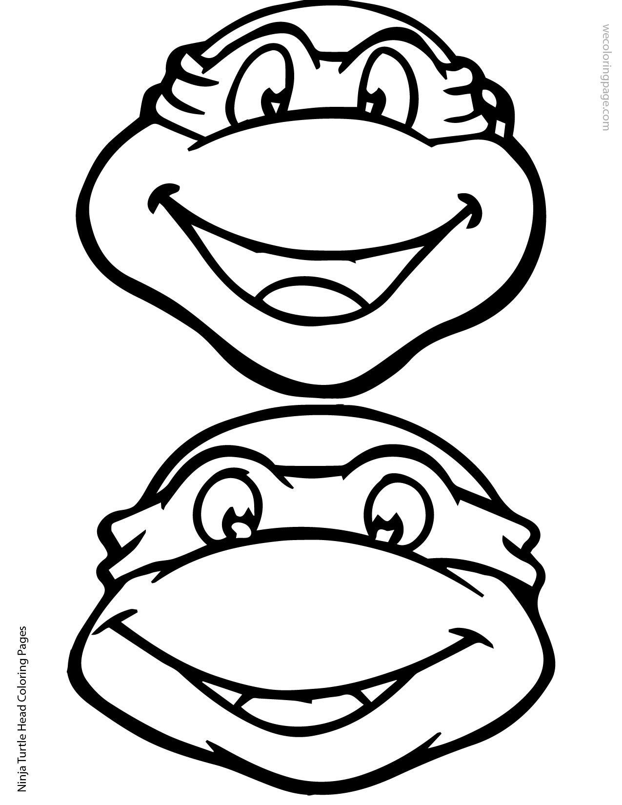 Ninja turtles head coloring pages ninja turtle coloring pages turtle coloring pages ninja turtle birthday