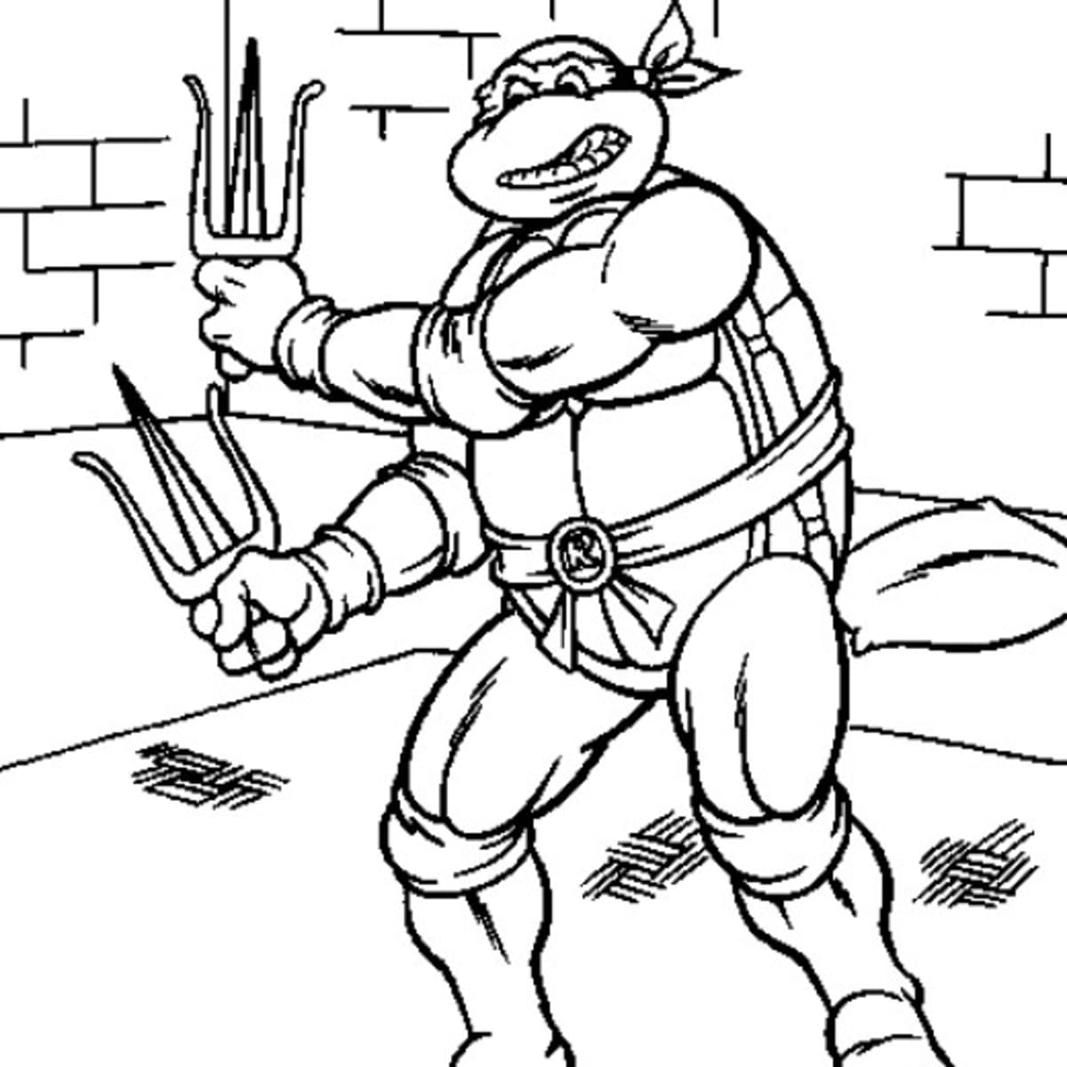 Teenage mutant ninja turtles printable coloring pages