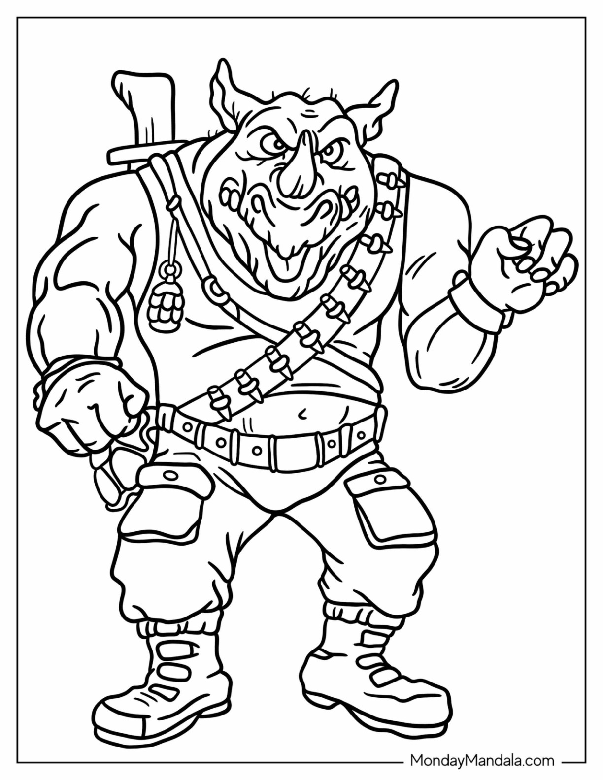 Ninja turtles coloring pages free pdf printables