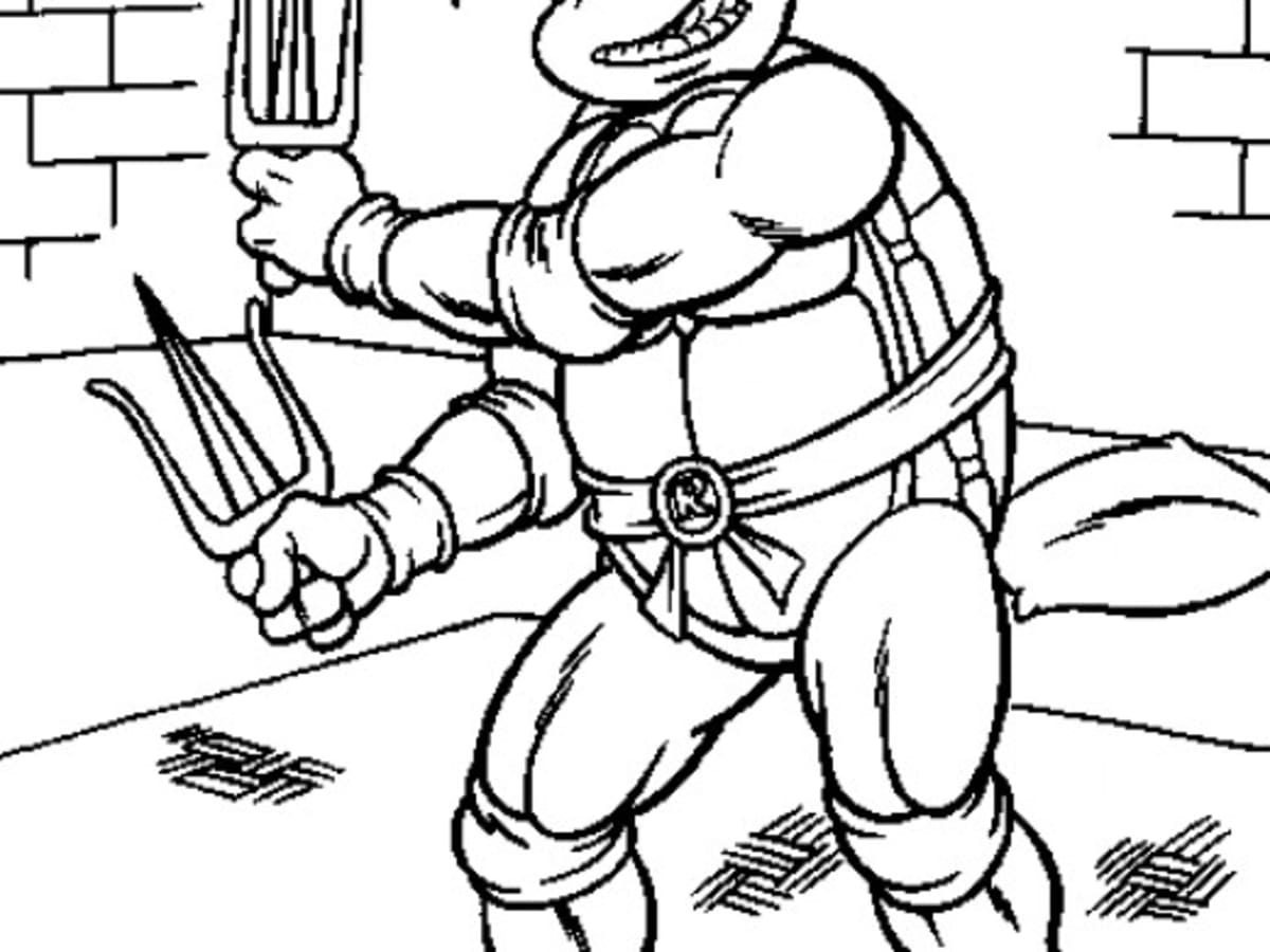 Teenage mutant ninja turtles printable coloring pages