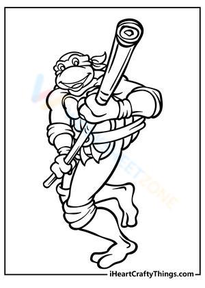 Free printable ninja turtles coloring pages for all ages