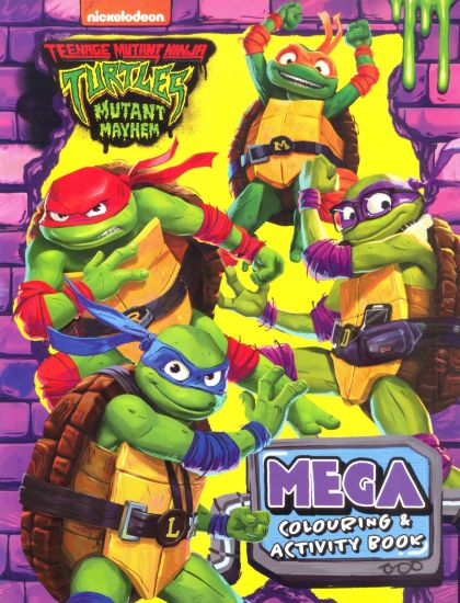 Learning is fun nickelodeon tmnt mega coloring and activity book