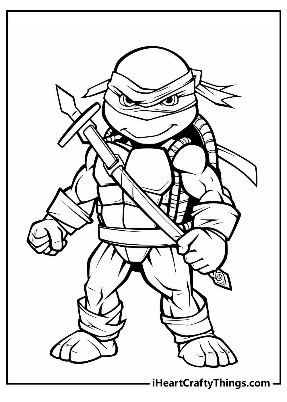 Ninja turtles coloring pages free printables