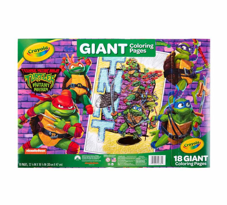 Giant teenage mutant ninja turtles coloring pages