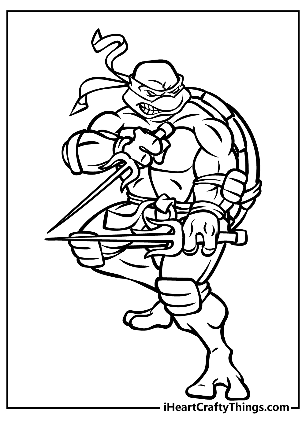 Ninja turtles coloring pages free printables