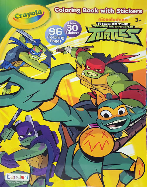 Rise of the teenage mutant ninja turtles coloring book coloring books at retro reprints