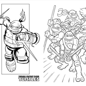 Ninja turtles coloring pages