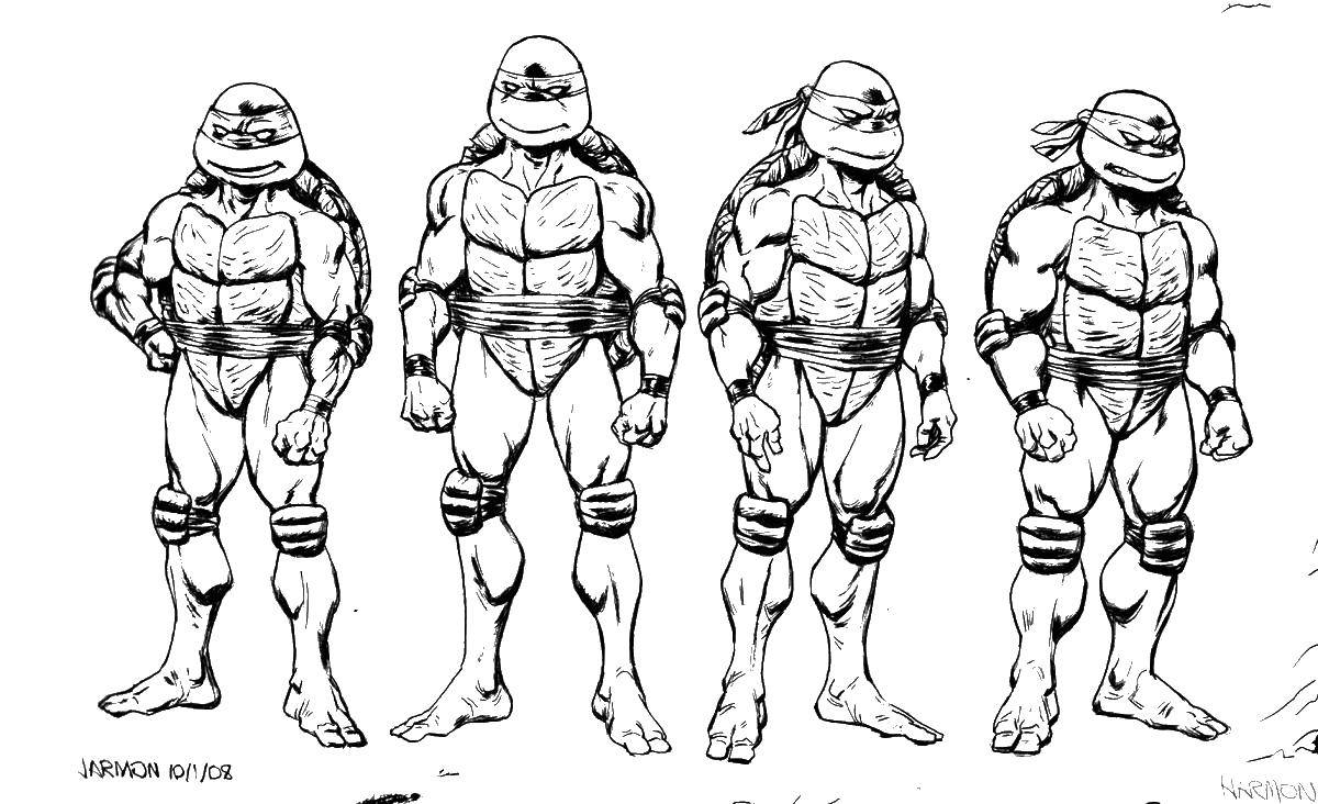 Online coloring pages ninja coloring teenage mutant ninja turtles cartoon character