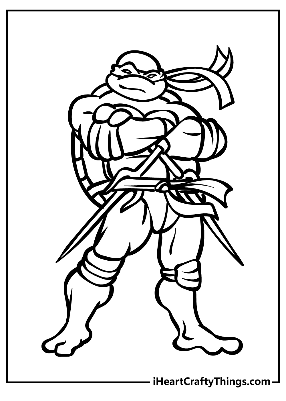 Ninja turtles coloring pages free printables