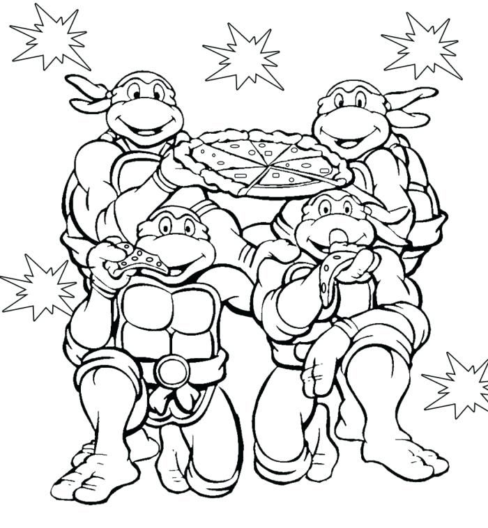 Teenage mutant ninja turtles coloring pages