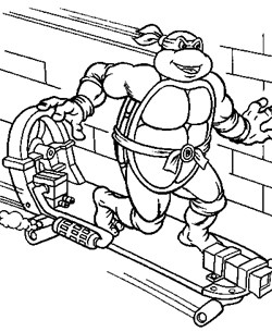 Teenage mutant ninja turtles coloring pages all kids network
