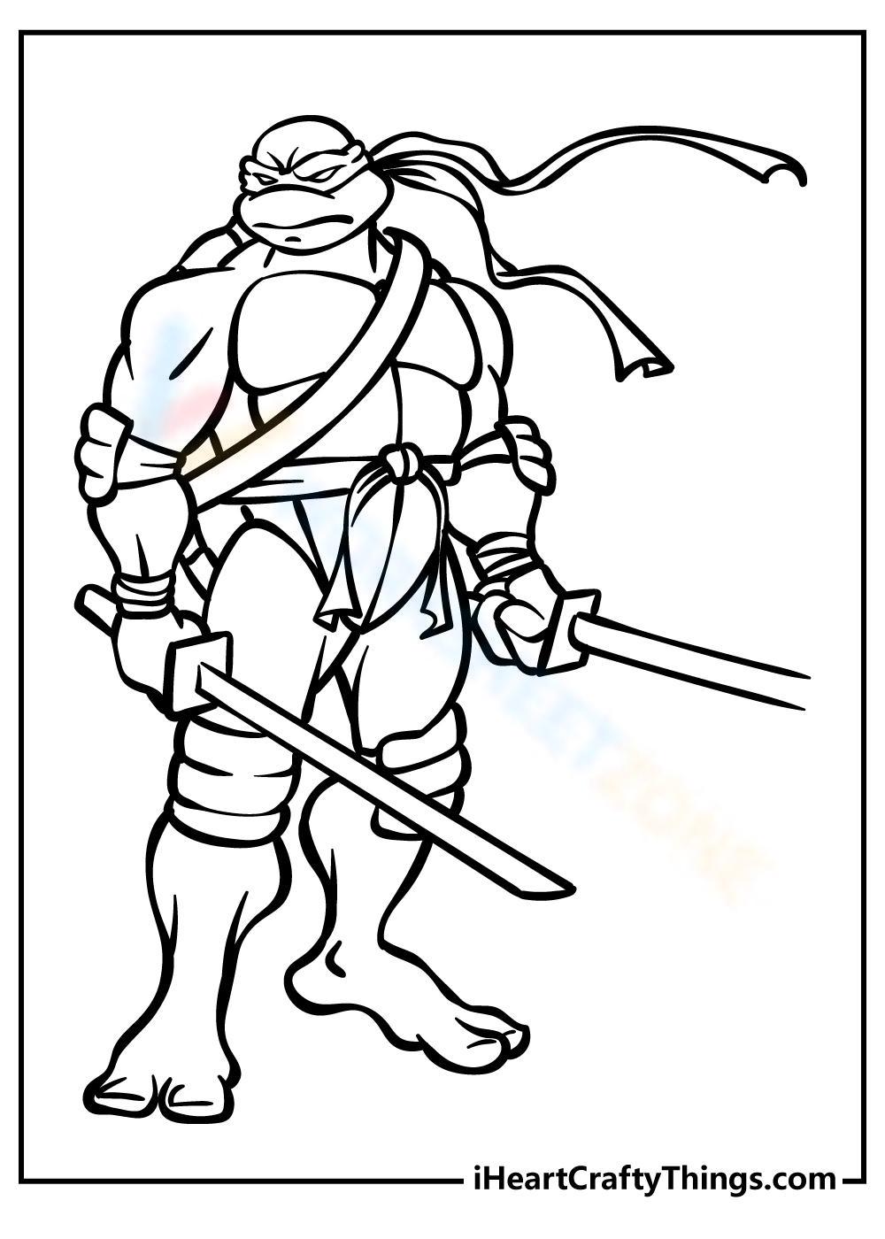 Free printable ninja turtles coloring pages for all ages