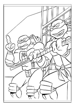Elevate imagination printable teenage mutant ninja turtles coloring pages