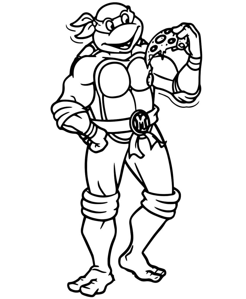 Teenage mutant ninja turtles coloring pages