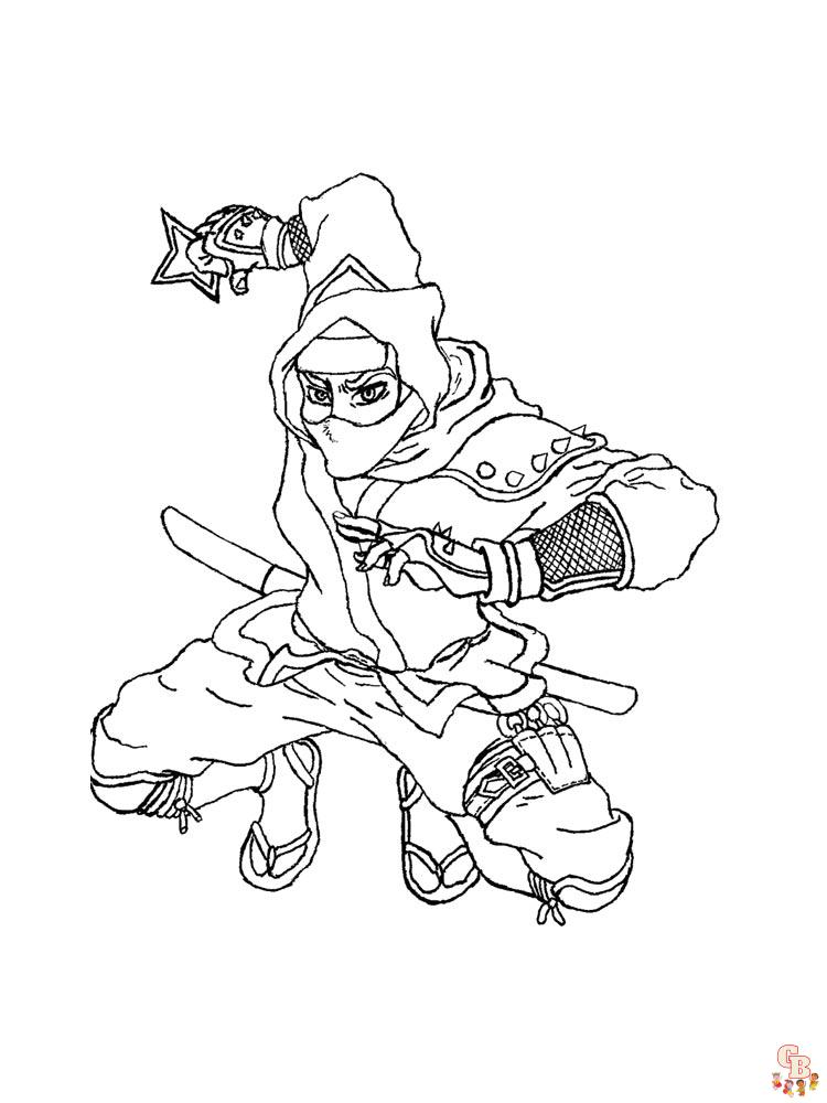 Ninja coloring pages