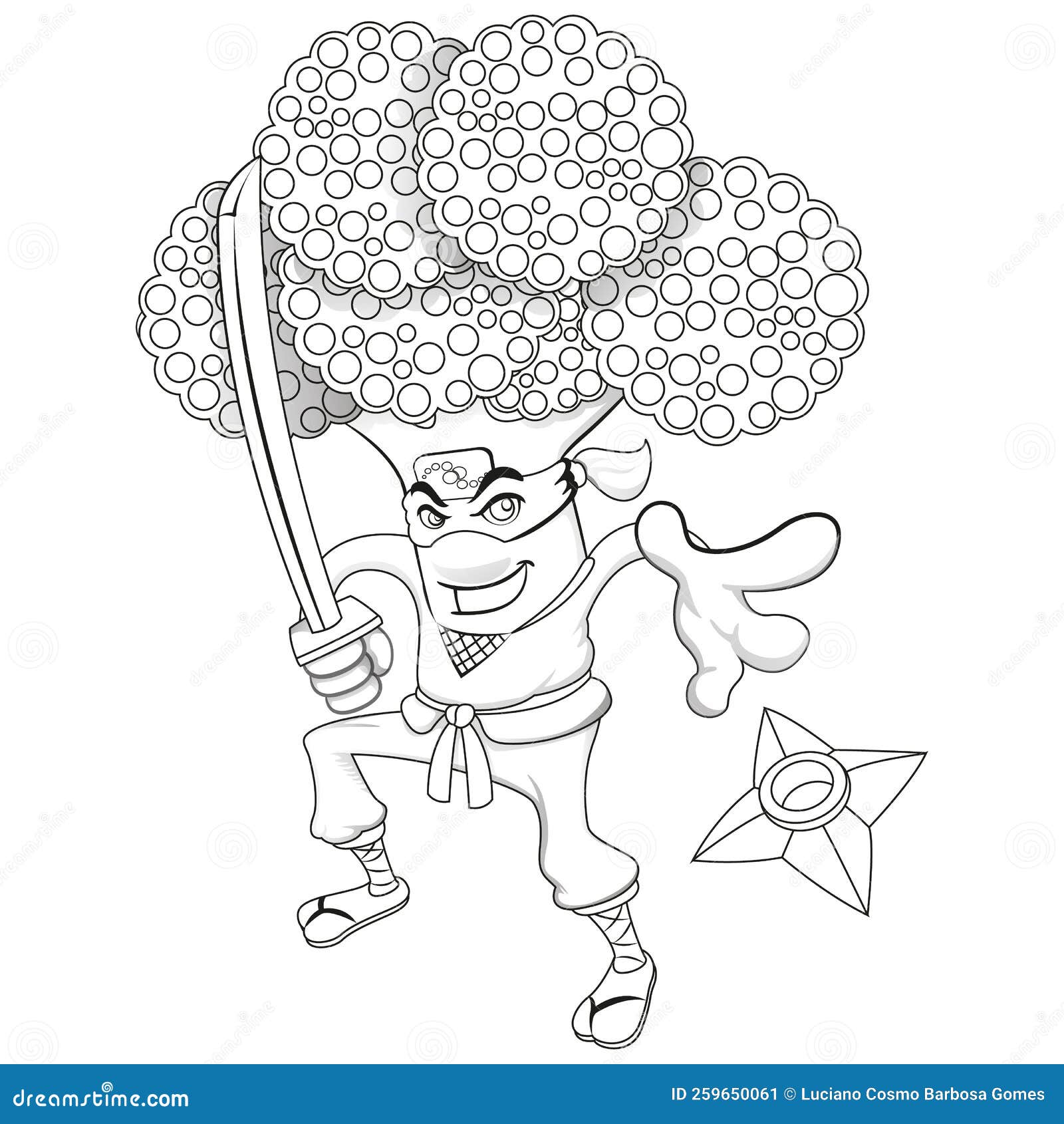 Ninja coloring stock illustrations â ninja coloring stock illustrations vectors clipart