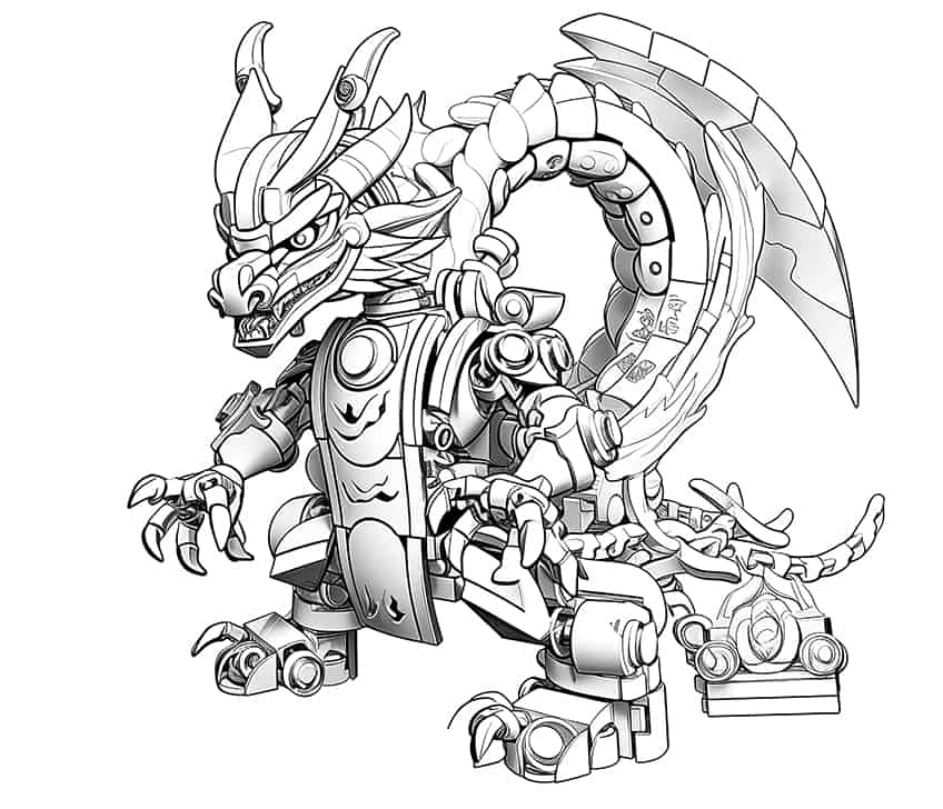 Ninjago coloring pages