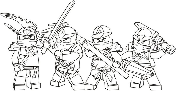 Lego ninjago coloring pages