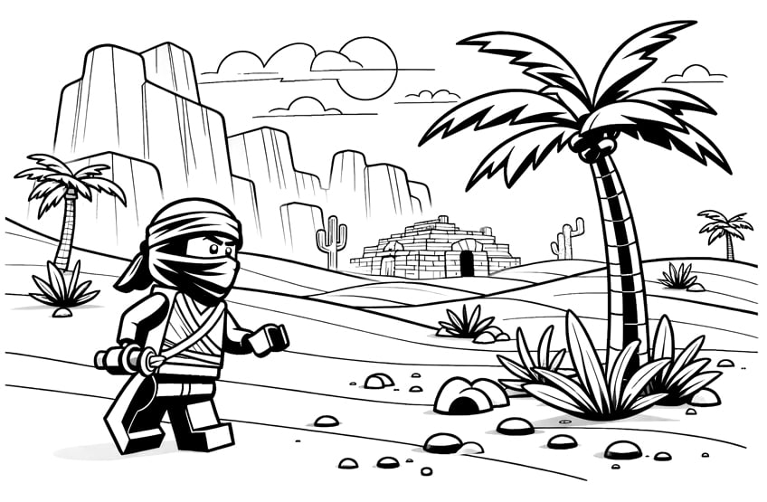 Ninjago coloring pages