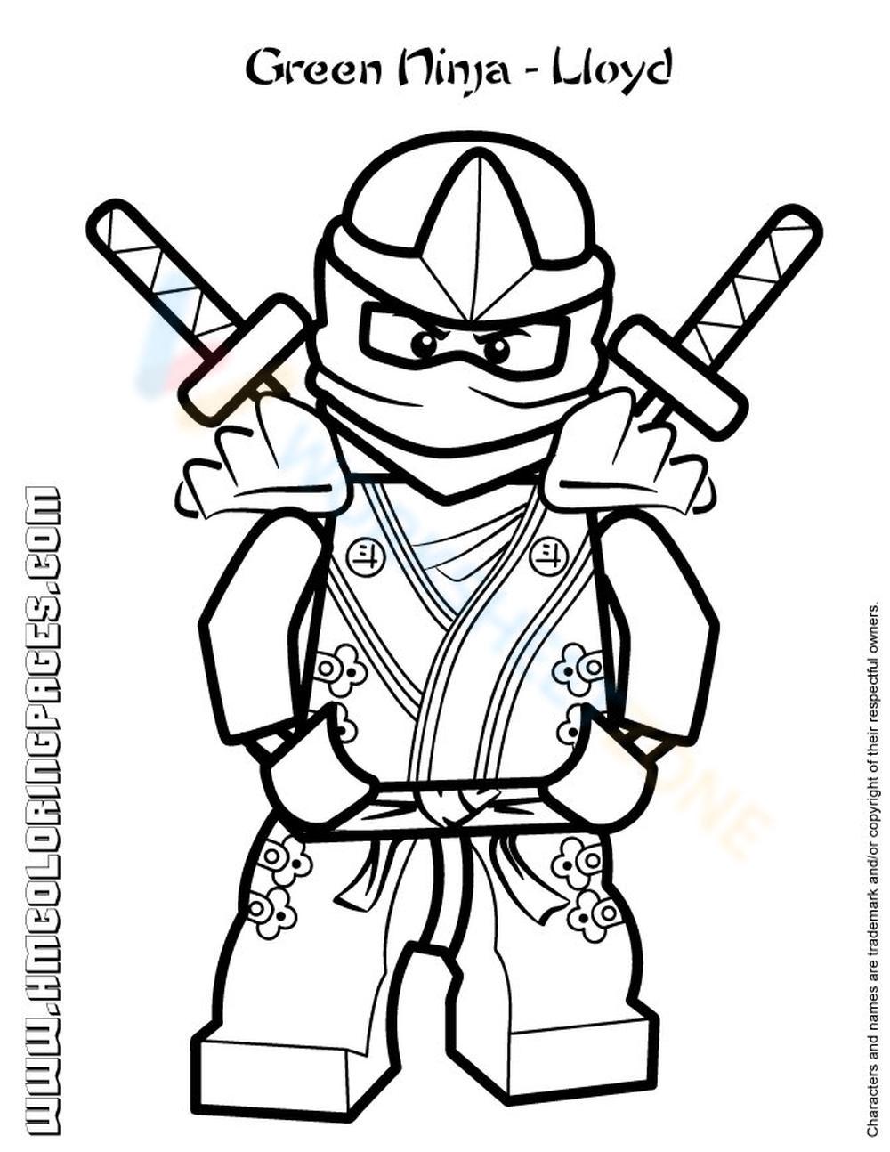 Free collection of ninjago coloring pages for kids