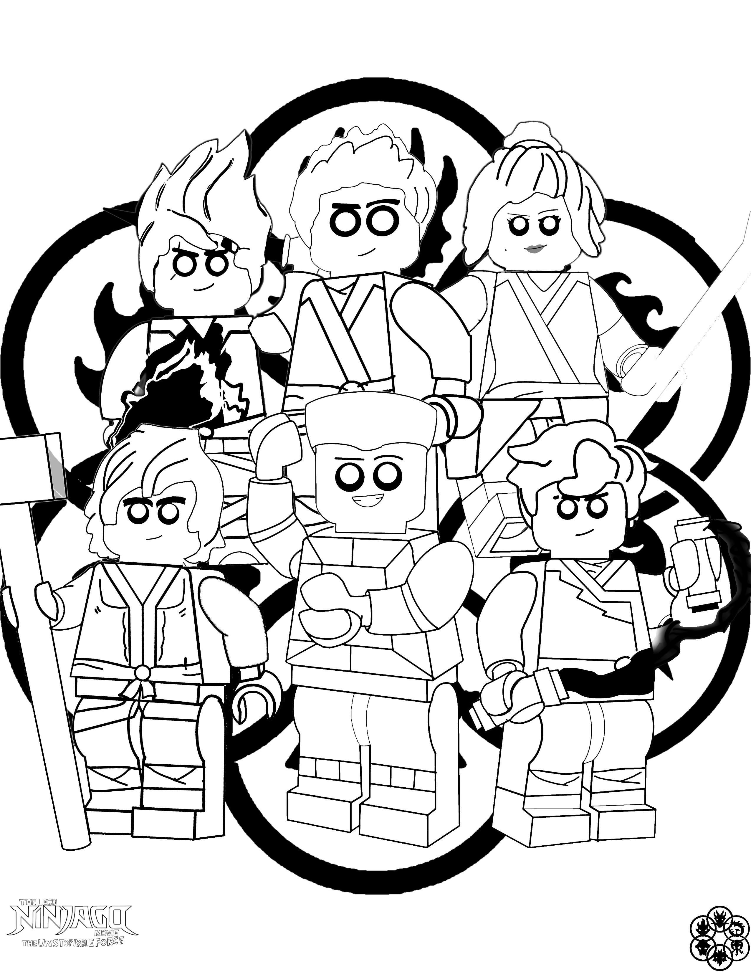 Ninjago the unstoppable force coloring page rninjago