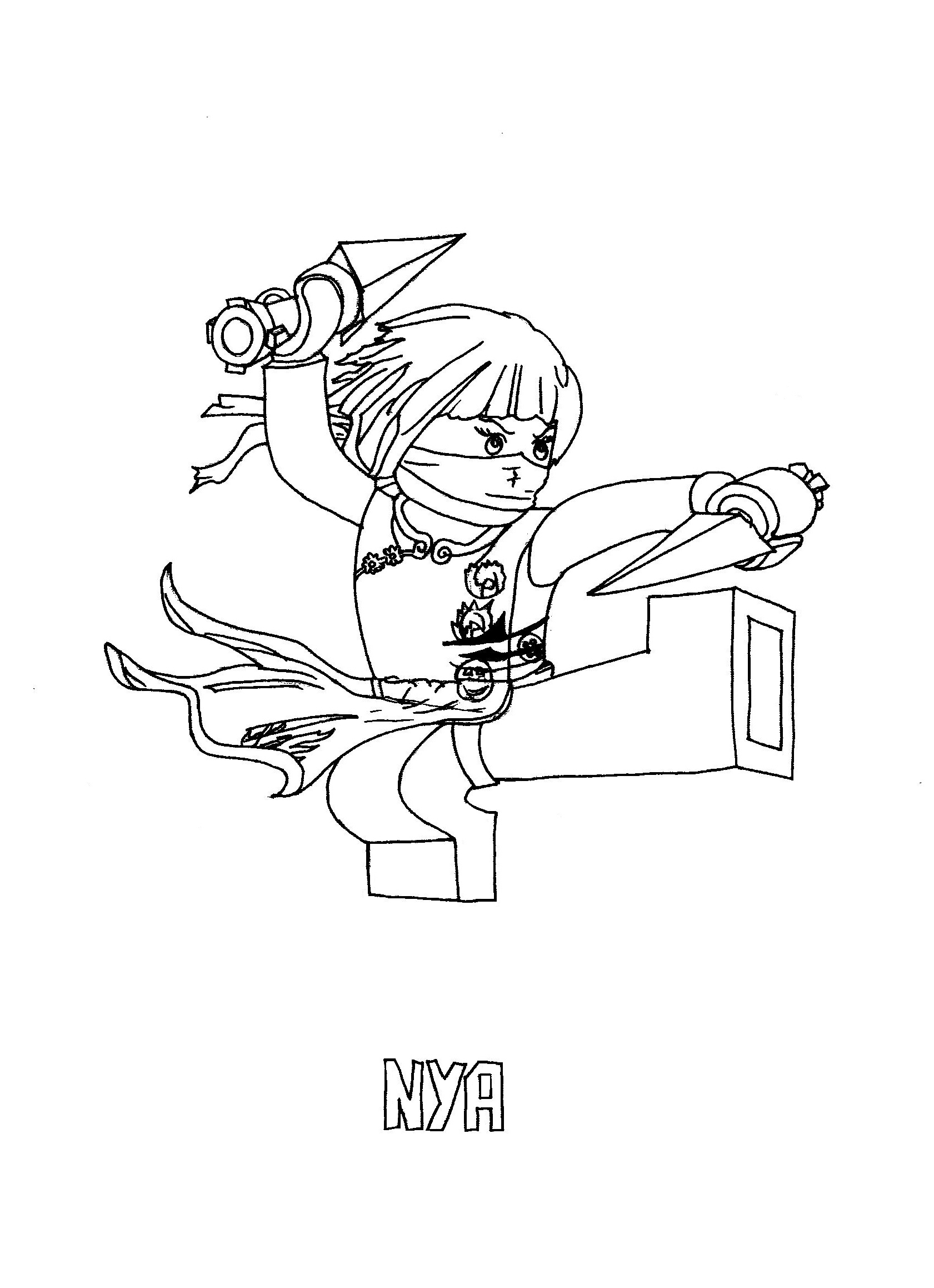 Free printable ninjago coloring pages for kids