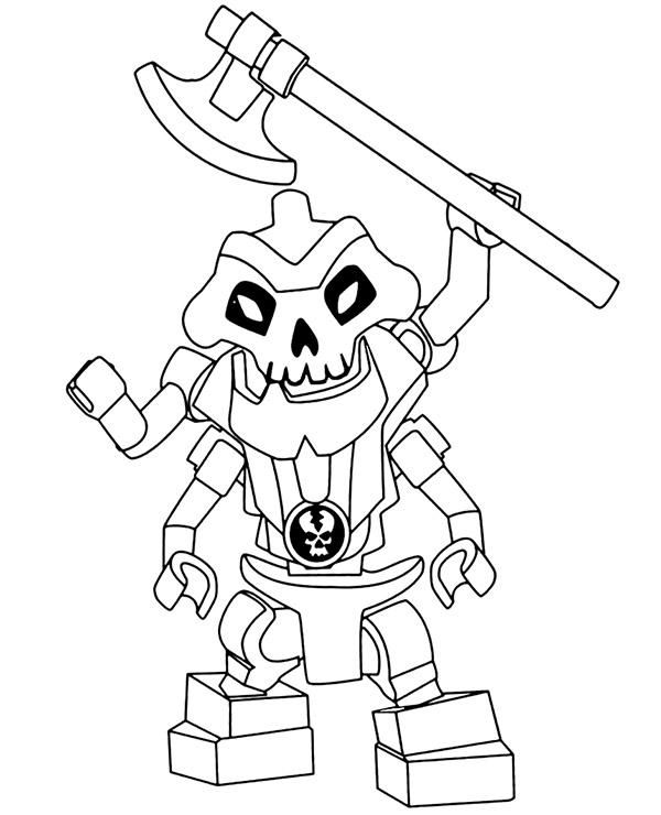 Ninjago coloring page samukai