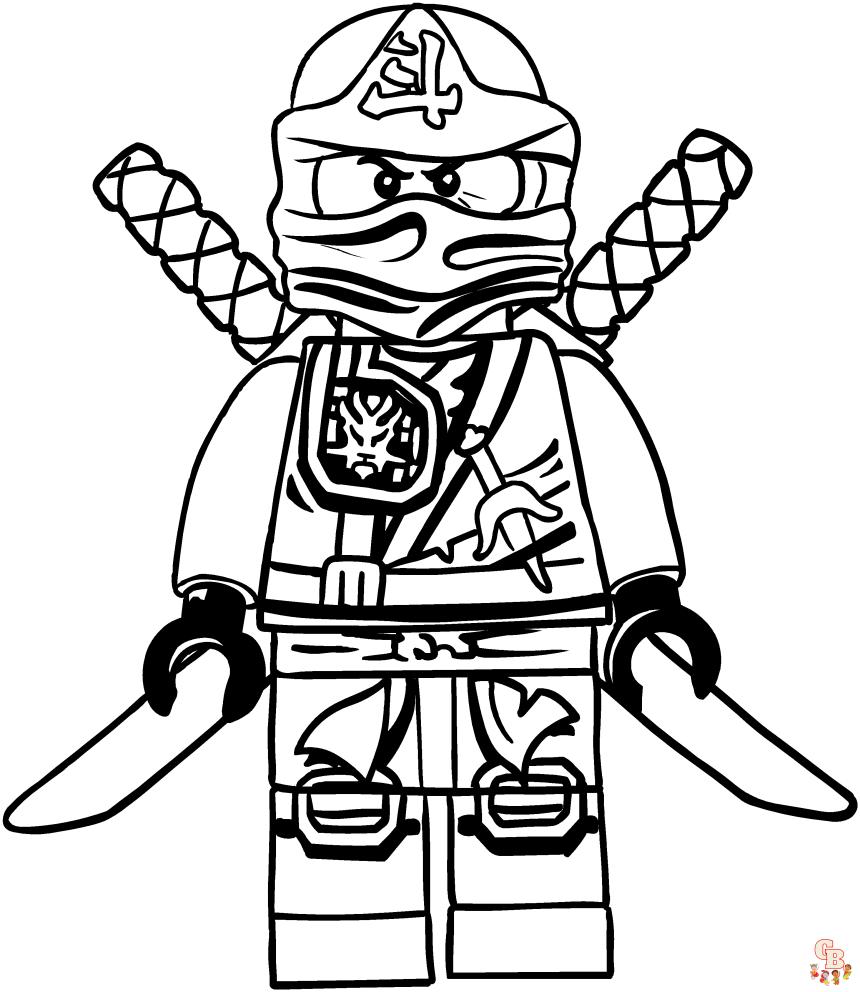 Free printable ninjago lloyd coloring pages for kids