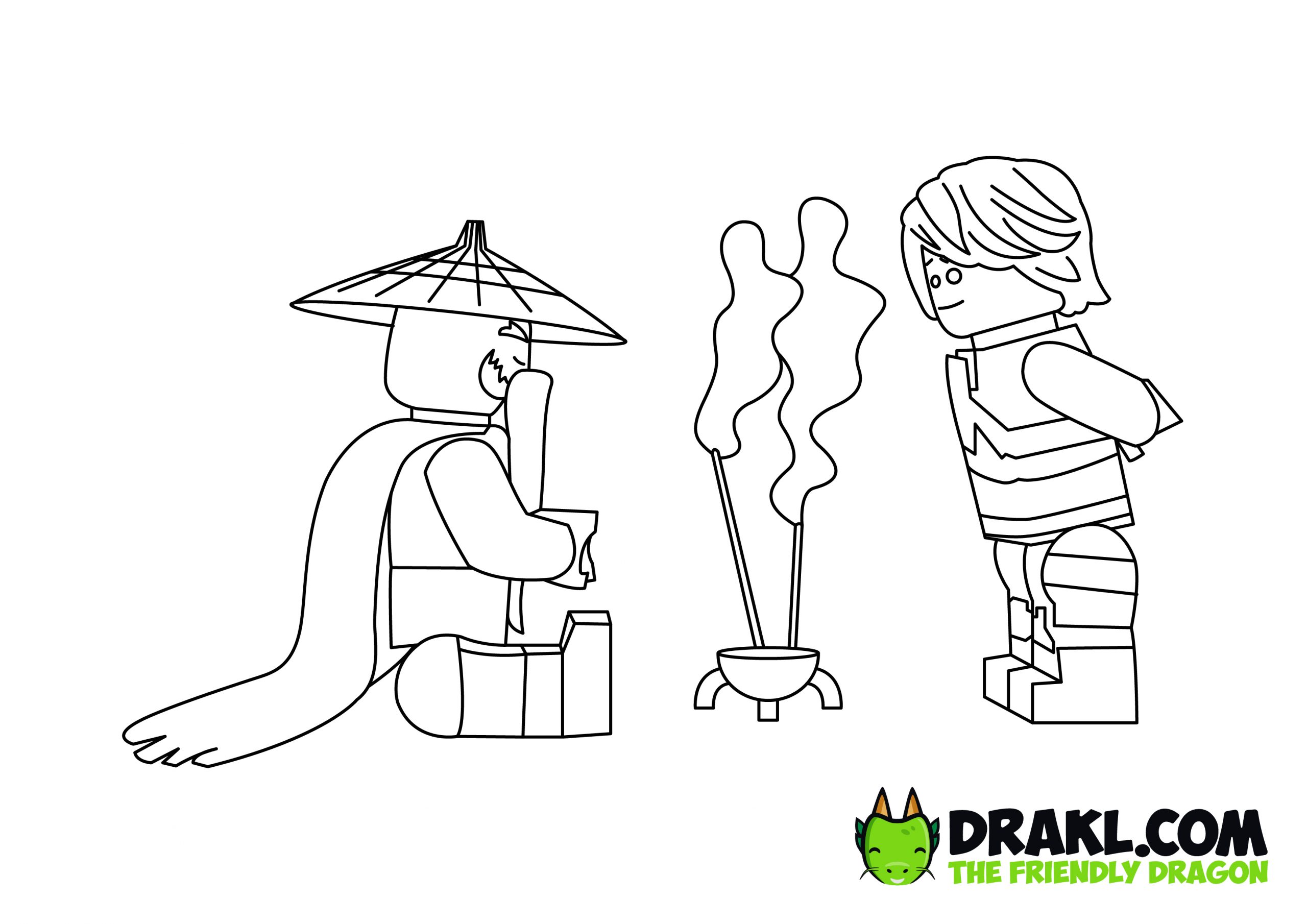 Ninjago coloring page