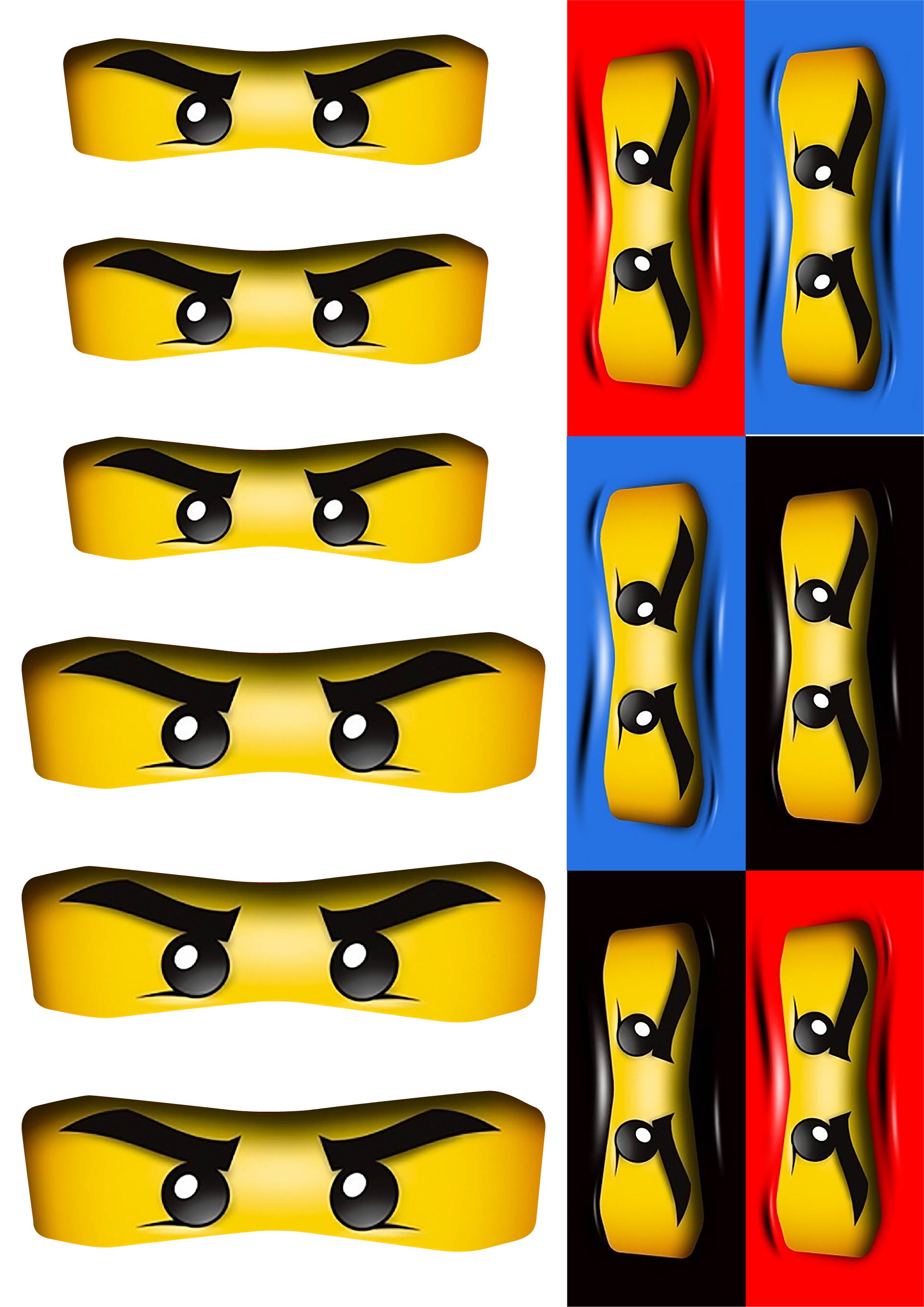 Best ninjago party printables pdf for free at