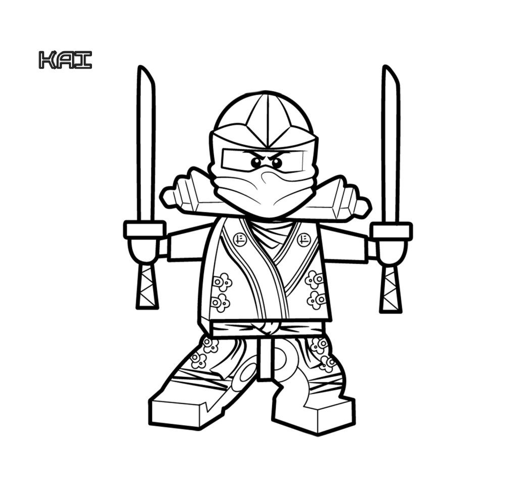 Ninjago coloring page