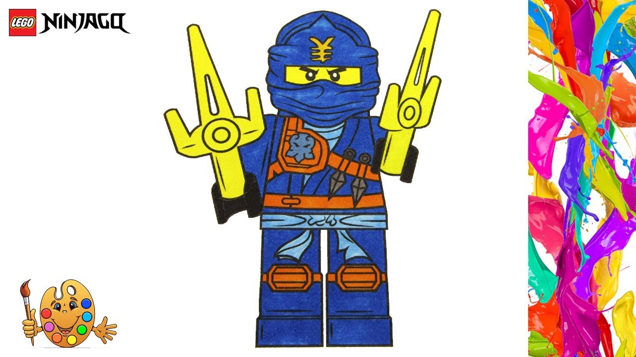 Coloring lego ninjago jay coloring pages coloring book