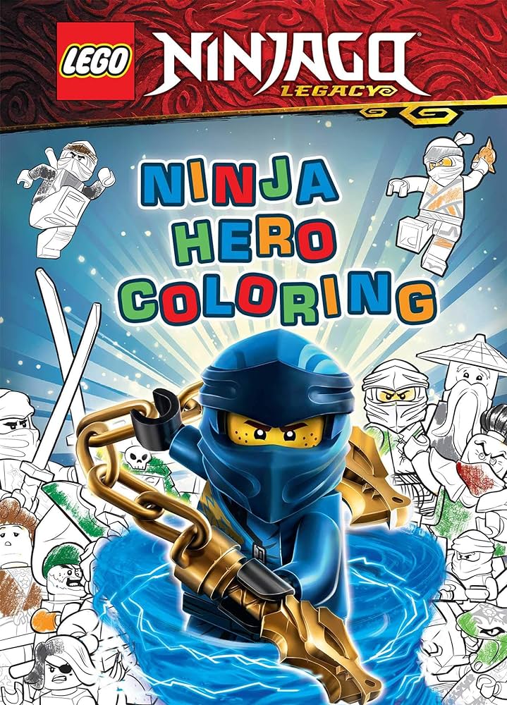 Lego ninjago ninja hero coloring ameet publishing books