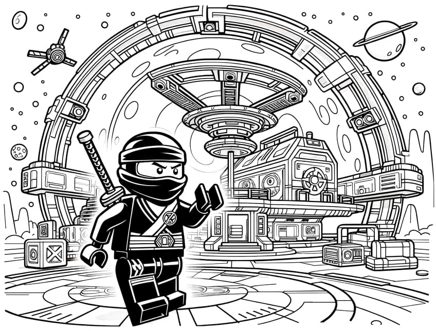 Ninjago coloring pages